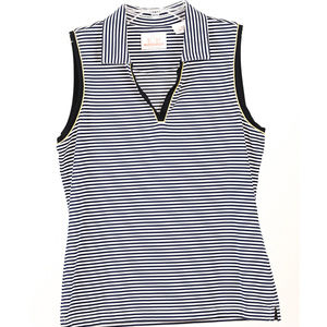 Navy & White Tennis/Golf Top